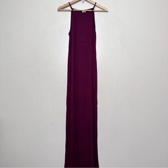 Asos Womens 8 Halter Neck Maxi Slit Hem Dress - Picture 3 of 15